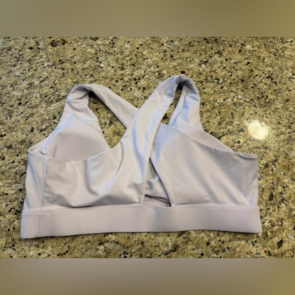 Fabletics Purple Sports Bra criss cross bra size 3XL - Picture 2 of 3